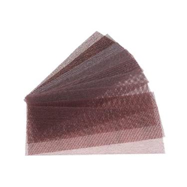 Imagem de 70 * 198mm Auto Net Mesh Lixing Discs Lixa Lixa Abrasiva Sem Poeira Gancho Loop Antibloqueio Polimento Seco 80-1000 Grit, 1000,5PCS