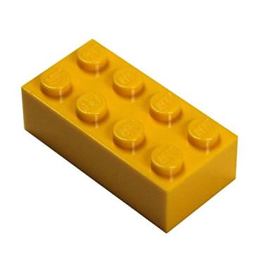 Imagem de LEGO Parts and Pieces: Bright Light Orange (Flame Yellowish Orange) 2x4 Brick x10