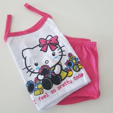 Imagem de Baby Doll Infantil Camiseta e Short | 009