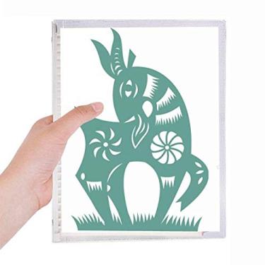 Imagem de Ano de ovelhas animal China signo do zodíaco diário de folhas soltas recarregáveis papelaria