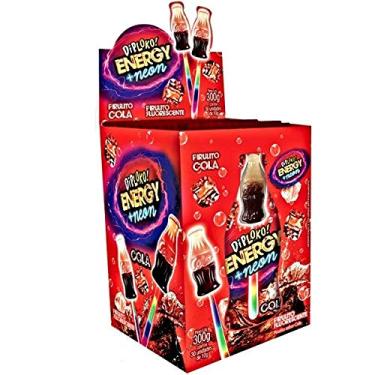 Imagem de Pirulito Dip Loko neon fluorescente cola 30 unidades de 10 g cada