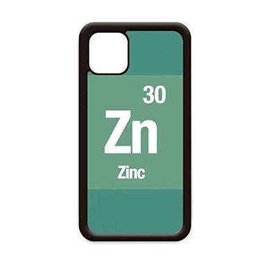 Imagem de Zn Zn Zinco elemento químico ciência para iPhone 12 Pro Max capa para Apple Mini Mobile Case Shell
