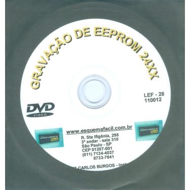 Imagem de Curso em DVD aula Gravação de Eeprom 24 xx. Prof.Burgos