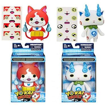 Imagem de 2 Bonecos Yo-Kai Watch Jibanyan e Komasan Hasbro - Suika