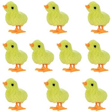 Imagem de Kit 10 Pintinhos Amarelinho a Corda Art Brink