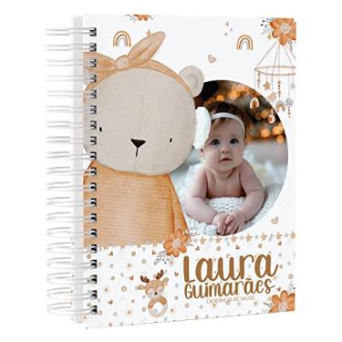 Imagem de Caderneta De Vacinação Atualizada Tema BRINQUEDOS com Foto e Nome - Menina