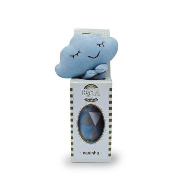 Imagem de Naninha Hsc Plush Algodão Nuvem Azul