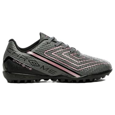 Imagem de Chuteira Society Umbro Chrome Infantil Cinza