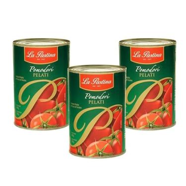 Imagem de Pack 3/ Tomate Pelado Pomodori Pelati Italiano La Pastina 400g