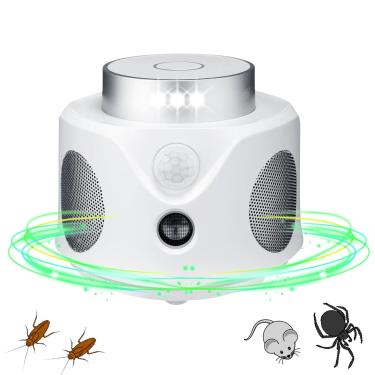 Imagem de Repelente Eletrônico Ultrassônico C/Sensor Movimento Rato