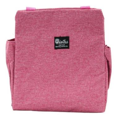 Imagem de Bolsa Marmita Lancheira Térmica Casual Discreta Adulto Trabalho Faculdade