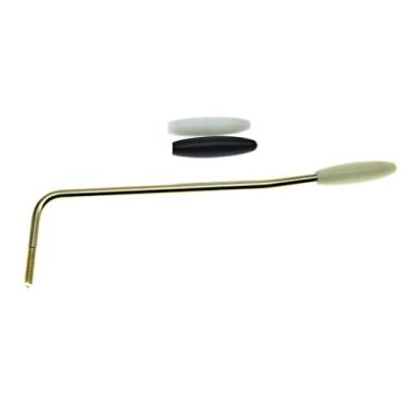 Imagem de KAISH Barra Whammy Tremolo Tremolo Trem Arm de aço inoxidável serve para padrão americano/mexicano ou vintage Strat Gold com 3 pontas