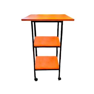 Imagem de Kit Carrinho Mesa suporte Para Churrasco + Acessorios para Área de Churrasco