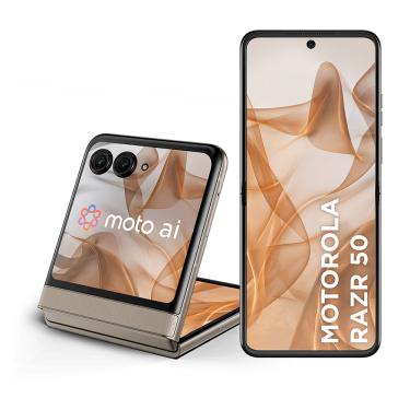Imagem de Smartphone Motorola Razr 50 - 512GB 24GB (12GB RAM+12GB Ram Boost) Tela dobrável 6,9&quot; pOLED e externa 3,6” Moto AI camera IPX8