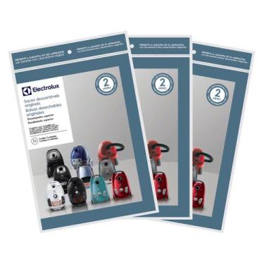 Imagem de Kit c/ 9 Sacos Originais p/ Aspiradores Electrolux: Clario, Ultrasilen