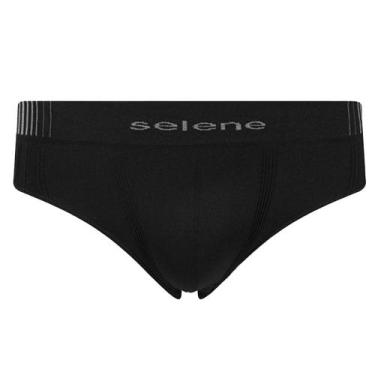 Imagem de Cueca Masculina Selene Slip Preta - 11073, EG, Preto