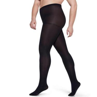 Imagem de Meia Calça Loba Lupo 05852-001 Plus Size Fio 80, Preto, XG