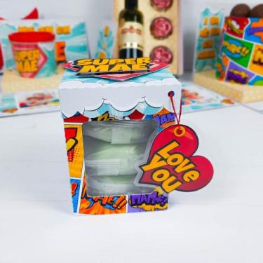 Imagem de Caixa com Sabonete Dia das Mães Super Mãe