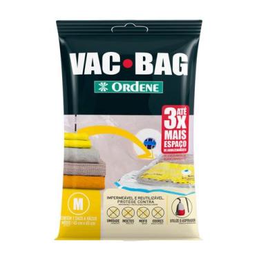 Imagem de Saco para Armazenagem a Vácuo Vac Bag Impermeável Para Closet  45 x 65