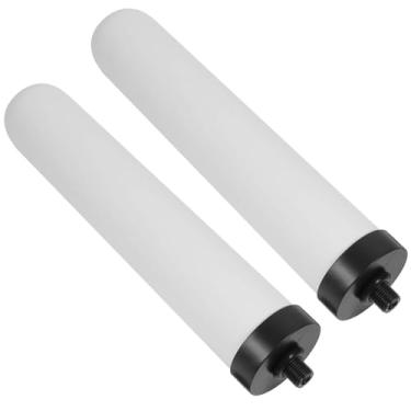 Imagem de YKMGON Filtros de água de substituição de velas de cerâmica de 25,4 cm para cozinha, filtro de bancada de 4 estágios, cartucho de vela lavável de 25,4 cm e filtragem de cerâmica de cúpula de casa,