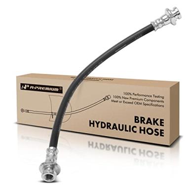 Imagem de A-Premium Mangueira hidráulica de freio traseiro compatível com modelos selecionados Chevy, GMC, Hyundai, Suzuki e Geo - Tracker 89-98, Accent 95-99, Elantra 97-06, Grand Vitara 06-08, Samurai 86-95,