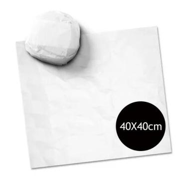 Imagem de Papel Acoplado Liso 40X40 Barreira Lanches Alimentos c 400 - MIXMALL