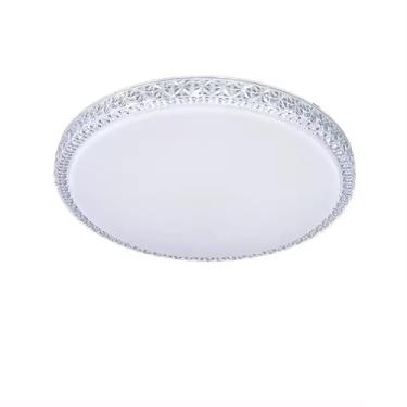 Imagem de Plafon de Cristal Acrílico Transparente Redondo 40cm Led 30W 3 em 1 Bivolt