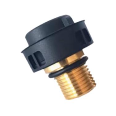 Imagem de Generic Tampa do tanque de válvula de segurança de latão para limpador a vapor Tampa de cobre Fácil de instalar Tampa de enchimento de substituição para SC4, Sc4 C5