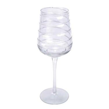 Imagem de Taça p/Vinho de Cristal Linhas Transparente 495ml - Unid. - Cromus