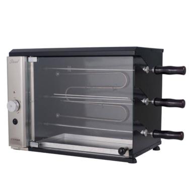 Imagem de Churrasqueira Elétrica de Bancada Vertical Titan Stand 3 Espetos Giratórios 220V