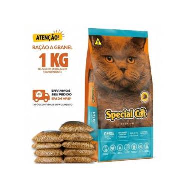 Imagem de Ração Para Gato Special Cat Gatos Adultos Peixe 1 KG Granel