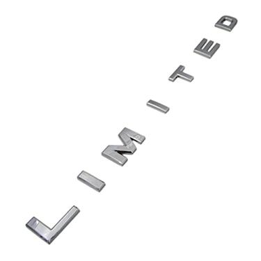 Imagem de PartsTo Placa de Emblema de Decalque Limitado Pré-Adesivo para Ford F150 Super Duty F250 F350 Ranger Lariat Painel de Para-Lama Lateral Porta Traseira Traseira Traseira Exterior De (Longo: 21 X 1 3/16