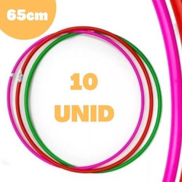 Imagem de Kit Bambolês Infantil Exercicios Fitness Colorido 65cm Reforçado - BAM