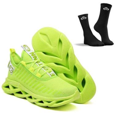 Imagem de Tênis Easy Style Feminino Evoltenn Solado Trançado Moderno + Meia, Ver