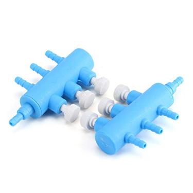 Imagem de Tubo de água de plástico Rium controle de volume VAE Contor Fish Splitter bomba de oxigênio ARY Pet Plieish e Áries (2 cabeças, 2 unidades) (3 cabeças, 2 vendidas)