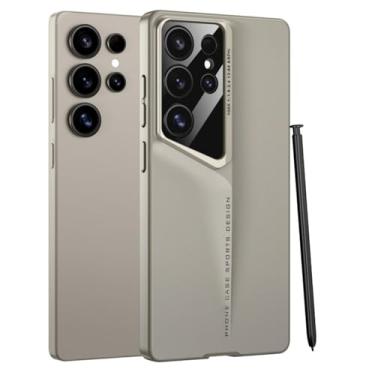 Imagem de MVVKKY Para Samsung S24 FE Ultra-fino Frosted Blade Mecha Hard Pc Case Anti-knock Protection (Para Samsung S24 FE/Branco)