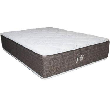 Imagem de Colchão Star Casal Molas Ensacadas 36x188x138 Ortobom Cor Branco com P