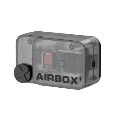 Imagem de AQUASMITH Bomba de ar de aquário, aerador silencioso de 1,5 W/29 GPH/14 Kpa para tanque de peixes com borbulhador de pedra de ar, fluxo de ar ajustável, saída única adequada para aquário de 20-40