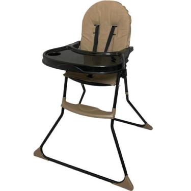 Imagem de Cadeira de Alimentação Galzerano Nick Dobravel Alta Toffee