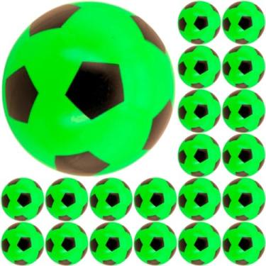 Imagem de 20x Bola De Futebol Vinil Pingo Dente De Leite 22Cm Infantil (Verde)
