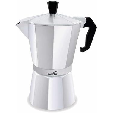 Imagem de Cafeteira Italiana de Alumínio 6 Xícaras (300ml) Tradição Sabor e Praticidade no seu Café