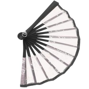 Imagem de VOSAREA Ventilador de mão de boneca, ventilador de mão dobrável, ventiladores de mão em miniatura, ventilador dobrável minúsculo, mini ventilador dobrável, acessórios para casa de bonecas, micro ventiladores de paisagem, adereços para fotos