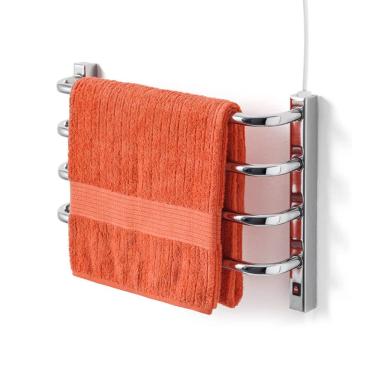 Imagem de Toalheiro Térmico Pequeno Cromado 110v - Fio Superior Direito 