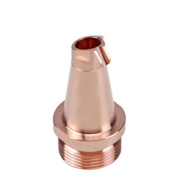 Imagem de LYXC Bocais de soldagem, 5 peças, bocal a laser para pistola de solda a laser, rosca M16, máquina CNC de soldagem de cobre, acessórios de peças industriais (Tipo: AS-12)