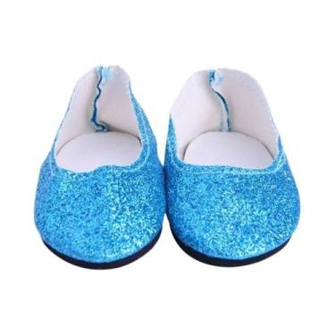 Imagem de 18 Polegada Menina 43cm Reborn Bebê Boneca Menino Sapatos Esportivos B