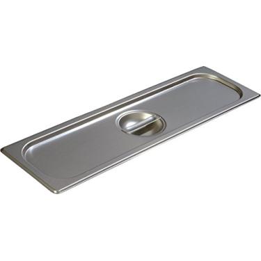 Imagem de Carlisle DuraPan Conjunto de 6 tampas para frigideira de espingarda de alimentos (aço inoxidável, tamanho médio)