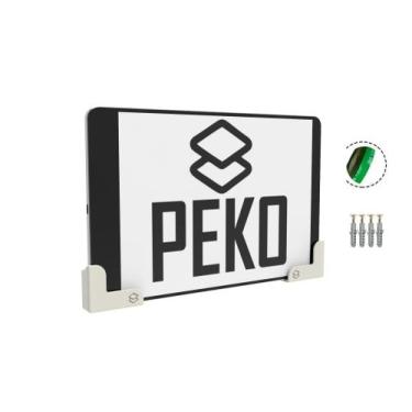 Imagem de Suporte De Parede Moveis Para Tablet + Parafusos - PEKO, 3D-035-Branco