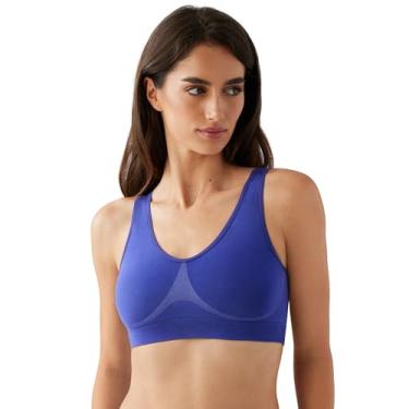 Imagem de Wacoal Sutiã feminino de alças largas B-Smooth, Azul skipper, 32