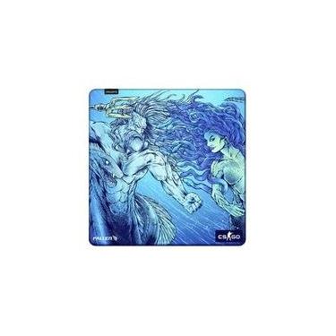Imagem de Mousepad Gamer Fallen Medusa, Grande, 450x450mm, Speed++, Azul - MP-CS-ME-SMM-GR