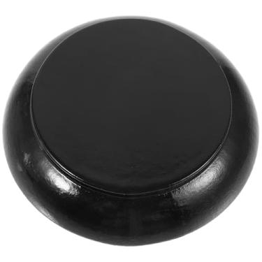 Imagem de IMIKEYA Bloco de martelo do juiz - Bloco de som de madeira para uso em tribunais - para leilões e conjuntos de jogos, design redondo para experiência autêntica, ideal para juízes e